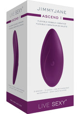 Jimmyjane Live Sexy Ascend 1 Purple Adult Massager Clit Ticklers and Pulsators